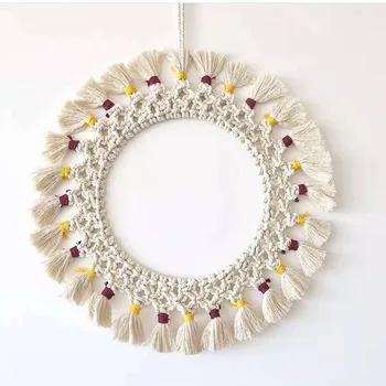 macrame hand-woven tapestry circle dream catcher living room bedroom hanging decoration wall hanging
macrame hand-woven tapestry circle dream catcher living room bedroom hanging decoration wall hanging