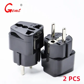 Germany France Travel Power Adapter by Ceptics, Grounded European Plug - Type E/F Outlet, Adaptor for USA to Europe EU Socket -
Germany France Travel Power Adapter by Ceptics, Grounded European Plug - Type E/F Outlet, Adaptor for USA to Europe EU Socket -