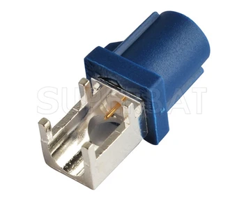 Superbat 10pcs Fakra C Blue Connector Plug Male End Launch PCB mount right angle for GPS telematics or navigation
Superbat 10pcs Fakra C Blue Connector Plug Male End Launch PCB mount right angle for GPS telematics or navigation
