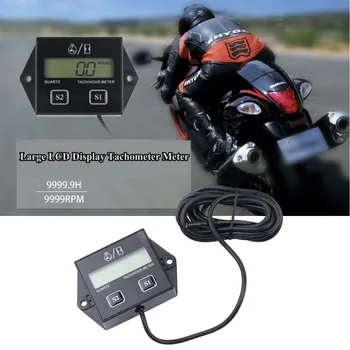 Waterproof Digital Engine Tach Hour Meter Tachometer RPM Gauge Inductive for Gasoline Motorcycle Marine Chainsaw Pit Bike Boat
Waterproof Digital Engine Tach Hour Meter Tachometer RPM Gauge Inductive for Gasoline Motorcycle Marine Chainsaw Pit Bike Boat