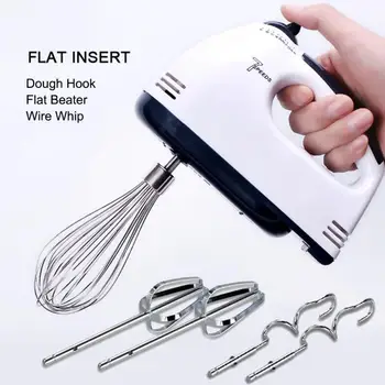 Electric Whisk 7 Speed Control Hand Mini Mixer Food Blender Multifunctional Food Processor Kitchen Mini Electric Egg Beater
Electric Whisk 7 Speed Control Hand Mini Mixer Food Blender Multifunctional Food Processor Kitchen Mini Electric Egg Beater