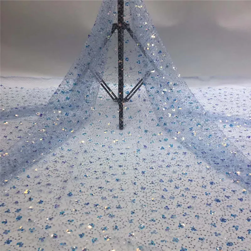 African Laces Fabrics Guipure French Lace Fabric High-quality 2020 Blue Sequines Nigeria Net Lace Fabric Wedding Dress 
African Laces Fabrics Guipure French Lace Fabric High-quality 2020 Blue Sequines Nigeria Net Lace Fabric Wedding Dress
