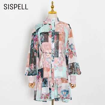 SISPELL Print Hit Color Women's Dress Lantern Sleeve Lace Up Bowknot Patchwork Ruffle With Strap For Female Vintage Dresses
SISPELL Print Hit Color Women's Dress Lantern Sleeve Lace Up Bowknot Patchwork Ruffle With Strap For Female Vintage Dresses