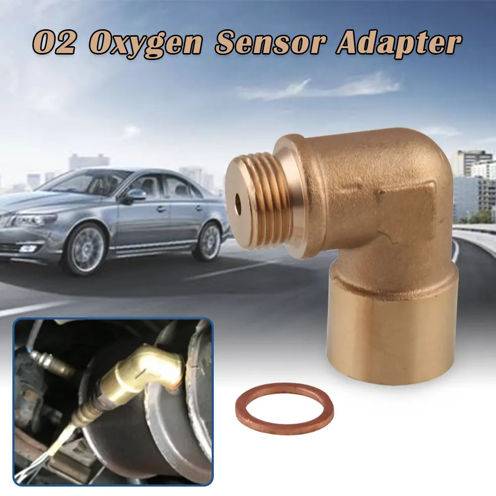 O2 Oxygen Sensor 90degree M18x1.5 Brass Sensor Extender Spacer For Universal
O2 Oxygen Sensor 90degree M18x1.5 Brass Sensor Extender Spacer For Universal