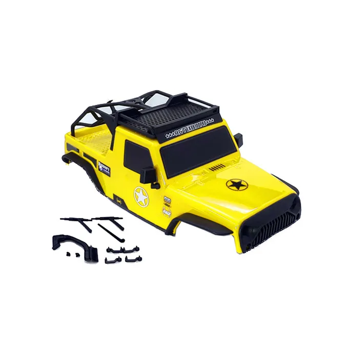 RGT HSP PC bodyshell with roof rack for 1:10 RC crawler axial SCX10 Traxxas Redcat 313mm wheelbase RC car parts
RGT HSP PC bodyshell with roof rack for 1:10 RC crawler axial SCX10 Traxxas Redcat 313mm wheelbase RC car parts