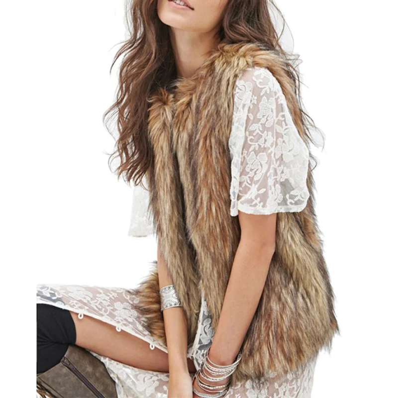 Mixed Fur Vest Jacket Female Braids Fur Faux Fur Winter New Warm Performance Good Cover Button Vest Jacket Comfortable Wild
Mixed Fur Vest Jacket Female Braids Fur Faux Fur Winter New Warm Performance Good Cover Button Vest Jacket Comfortable Wild