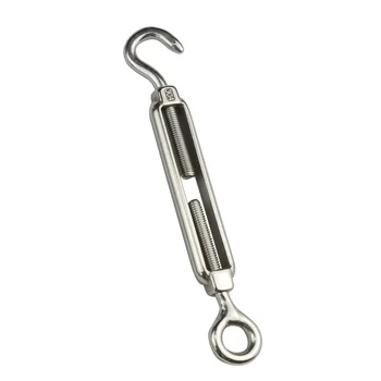 1PC Stainless Steel 304 Hook And Eye Cable Turnbuckle M4 To M10 Small Mini And Large Heavy Duty Turnbuckles Rigging Hardware
1PC Stainless Steel 304 Hook And Eye Cable Turnbuckle M4 To M10 Small Mini And Large Heavy Duty Turnbuckles Rigging Hardware