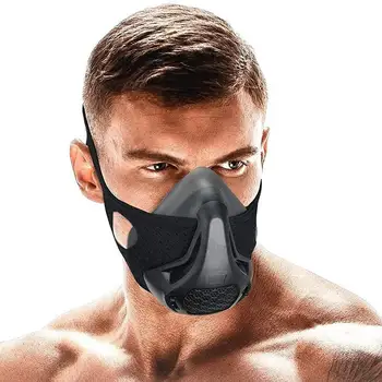 

Breathable 24 Breathing Resistance Levels Running HIIT Training Fitness Mask Windproof, dustproof and anti-spitting Mask