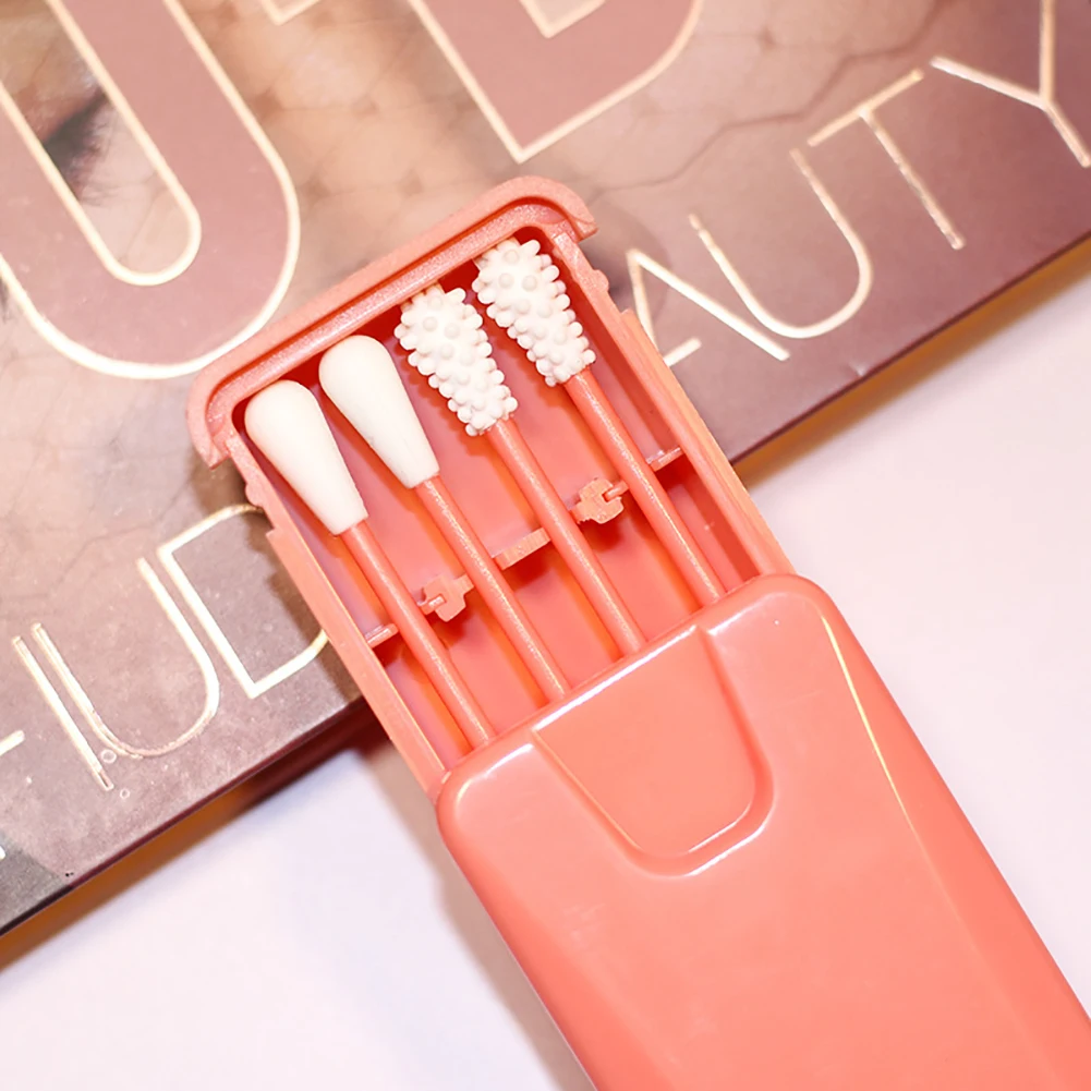4pcs Reusable Cotton Swabs with None Falling off Double Tips Portable Travel Silicone Ear Swab Safety Washable Cotton Buds
4pcs Reusable Cotton Swabs with None Falling off Double Tips Portable Travel Silicone Ear Swab Safety Washable Cotton Buds
