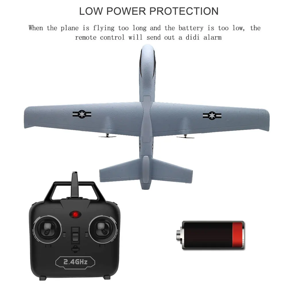 Z51 RC Drone 2.4G 2CH Predator Remote Control RC Airplane 660mm Wingspan Foam DIY Assembly Military Fixed-Wing for Kids
Z51 RC Drone 2.4G 2CH Predator Remote Control RC Airplane 660mm Wingspan Foam DIY Assembly Military Fixed-Wing for Kids