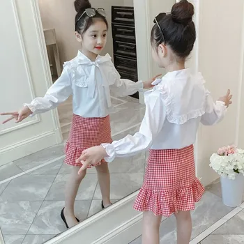 Back To School Clothing Sets Autumn Clothes Girl Sets Children Skirt And Blouse 2pcs Outfit Kids Long Sleeve Tops Girl Sets 2019
Back To School Clothing Sets Autumn Clothes Girl Sets Children Skirt And Blouse 2pcs Outfit Kids Long Sleeve Tops Girl Sets 2019