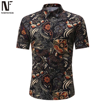Vintage Floral Man Blusa Business Man Casual Printed Shirt Short Sleeve Slim Tops Turn-down Collar Mature Man Social Shirts 3XL
Vintage Floral Man Blusa Business Man Casual Printed Shirt Short Sleeve Slim Tops Turn-down Collar Mature Man Social Shirts 3XL