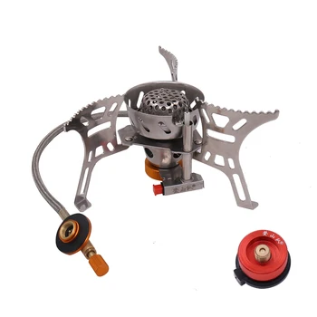 Portable Windproof Camping Gas Stove Outdoor Cooking Stove Foldable Split Burner Cookware with Gas Conversion Head Adapter
Portable Windproof Camping Gas Stove Outdoor Cooking Stove Foldable Split Burner Cookware with Gas Conversion Head Adapter