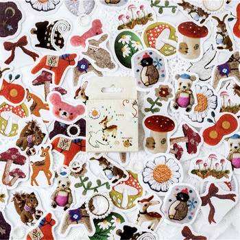 46pcs Animal and Plant Forest Felt Series Cute PET Sealing Sticker DIY Card Album Scrapbook Stickers for Kids Home Decor
46pcs Animal and Plant Forest Felt Series Cute PET Sealing Sticker DIY Card Album Scrapbook Stickers for Kids Home Decor