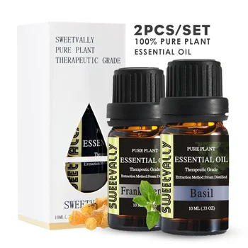 2Pcs/Set Frankincense & Basil Essential Oil Antidepressant Essential Oil Plant Aromatherapy Essential Oil For Aromatherapy Lamp
2Pcs/Set Frankincense & Basil Essential Oil Antidepressant Essential Oil Plant Aromatherapy Essential Oil For Aromatherapy Lamp