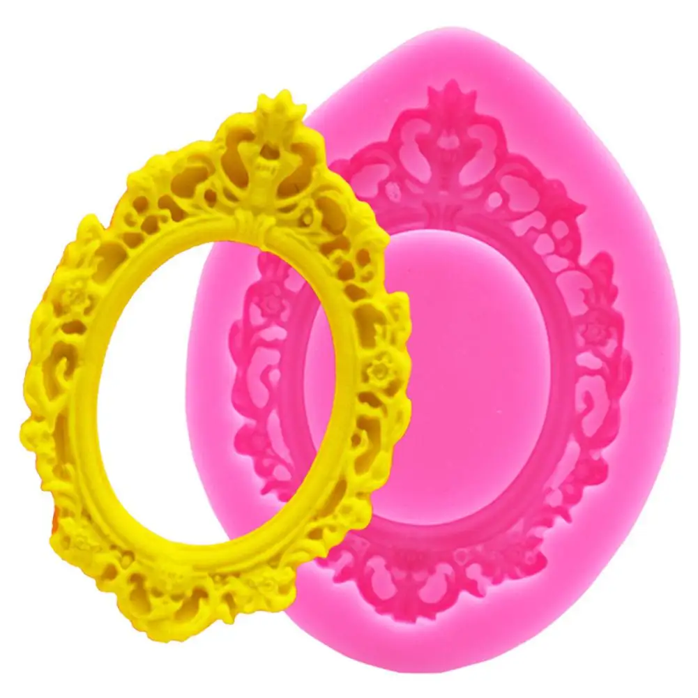 Embossing Mirror Frame Shape Heat Resistance Silicone Cake Mould Fondant Pastry Non-stick Baking Tool Easy To Clean
Embossing Mirror Frame Shape Heat Resistance Silicone Cake Mould Fondant Pastry Non-stick Baking Tool Easy To Clean