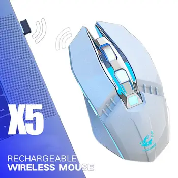 X5 Wireless Gaming Mouse Rechargeable 500mAh Battery Bluetooth Wireless Optical Mice Adjustable DPI Levels For Laptop PC
X5 Wireless Gaming Mouse Rechargeable 500mAh Battery Bluetooth Wireless Optical Mice Adjustable DPI Levels For Laptop PC