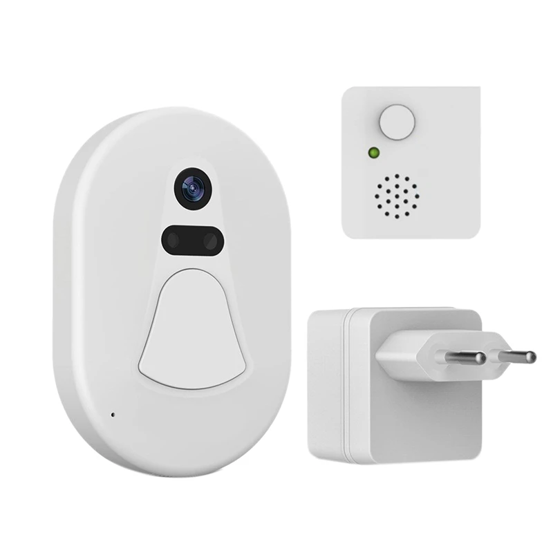 2.4G Rf Wireless Ring Tuerklingel Smart Wifi Door Photographing Camera Anti Theft Alarm House Security Wide Viewing Angle, EU Pl
2.4G Rf Wireless Ring Tuerklingel Smart Wifi Door Photographing Camera Anti Theft Alarm House Security Wide Viewing Angle, EU Pl