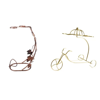 2 Pcs New Delicate Red Wine Bottle Glasses Holder Hanging Upside Down Cup Goblets Display Rack (Golden & Bronze)
2 Pcs New Delicate Red Wine Bottle Glasses Holder Hanging Upside Down Cup Goblets Display Rack (Golden & Bronze)