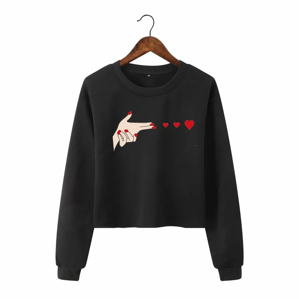 2019 Harajuku New Japan Korean Red Heart Pistol Printed Long Sleeve Plus Velvet Roundneck Coat Fall/Winter New Woman
2019 Harajuku New Japan Korean Red Heart Pistol Printed Long Sleeve Plus Velvet Roundneck Coat Fall/Winter New Woman