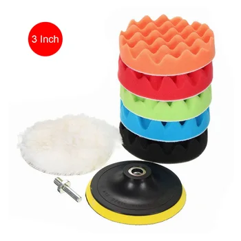 3-7 Inch 8pcs Auto Reusable Car Sponge Cleaning Tool Soft Practical Round Waxing Disc Buffing Polishing Pad Set Remove Bendable
3-7 Inch 8pcs Auto Reusable Car Sponge Cleaning Tool Soft Practical Round Waxing Disc Buffing Polishing Pad Set Remove Bendable