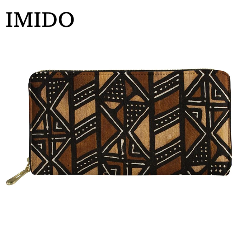 IMIDO Wallet Fashion Women Clutch Leather Purse African Design Vintage Long Wallets Female Bag Phone Card Holder Handbags 2019
IMIDO Wallet Fashion Women Clutch Leather Purse African Design Vintage Long Wallets Female Bag Phone Card Holder Handbags 2019