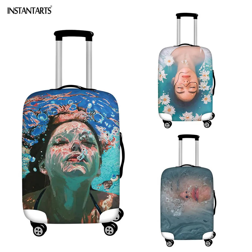 INSTANTARTS Fashion Women Diving Luggage Covers for 18-30 Inch Trolley Suitcase Protective Cover Waterproof Zipper Thick Covers
INSTANTARTS Fashion Women Diving Luggage Covers for 18-30 Inch Trolley Suitcase Protective Cover Waterproof Zipper Thick Covers