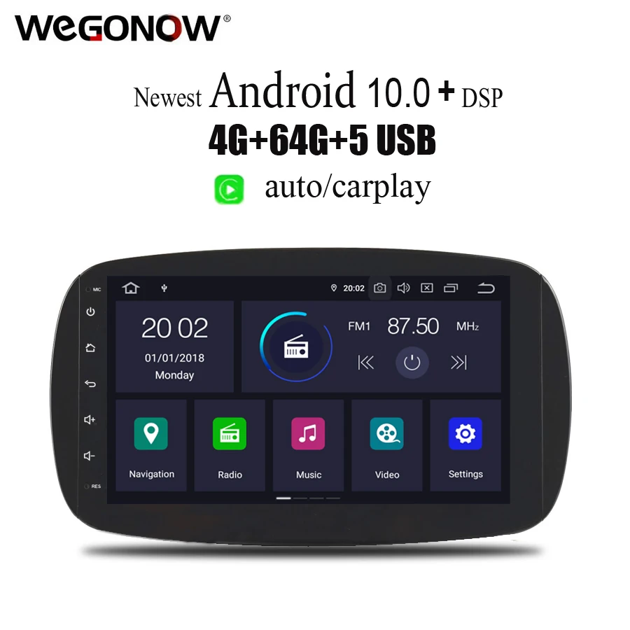 HD PX6 IPS DSP Android 10 4 Гб ОЗУ 64 ПЗУ автомобильный DVD плеер RDS радио GPS карта WiFi Bluetooth для Benz