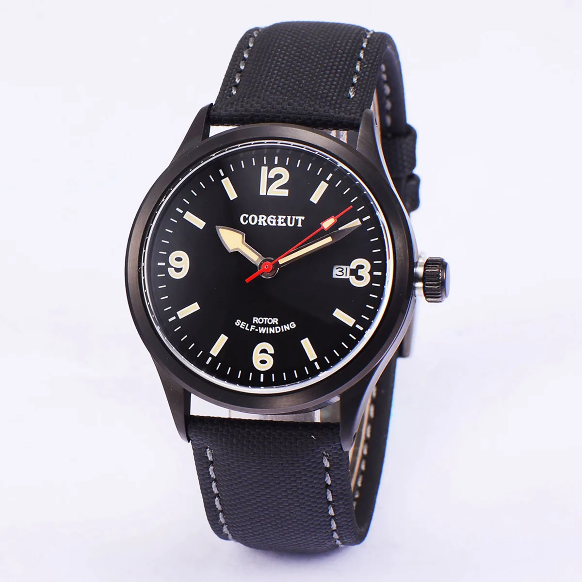 Luxury Brand 41mm Sapphire Glass Calendar Automatic Men's Machinery Watch Miyota 8215 Machine 316L SS Black case Men Belt Watch
Luxury Brand 41mm Sapphire Glass Calendar Automatic Men's Machinery Watch Miyota 8215 Machine 316L SS Black case Men Belt Watch