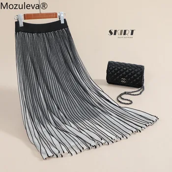 Mozuleva 2020 Autumn New Skirt Thin Mercerised Cotton Pleated Knitted Long Skirts A- Line Dress
Mozuleva 2020 Autumn New Skirt Thin Mercerised Cotton Pleated Knitted Long Skirts A- Line Dress