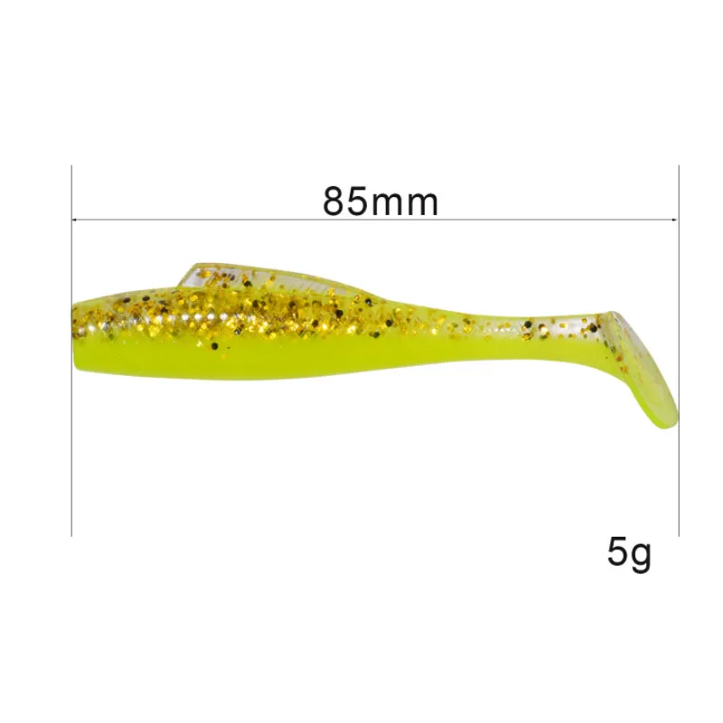 fishing lure soft bait Two-color TPR floating soft bait lure bite 85mm/5g high-elastic T-tail isca artificial Wobblers lure
fishing lure soft bait Two-color TPR floating soft bait lure bite 85mm/5g high-elastic T-tail isca artificial Wobblers lure