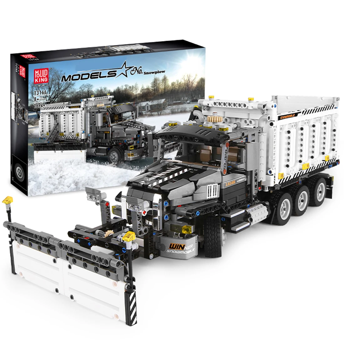 1694Pcs Static Display Version MOC Snowplow Bricks DIY Small Particle Building Block Model Toy For Children Adult Christmas Gift
1694Pcs Static Display Version MOC Snowplow Bricks DIY Small Particle Building Block Model Toy For Children Adult Christmas Gift