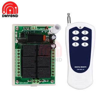 DC 12V 6 Channel 6CH 6 ch Relay Module Wireless RF Remote Control Switch Transmitter + Receiver Board
DC 12V 6 Channel 6CH 6 ch Relay Module Wireless RF Remote Control Switch Transmitter + Receiver Board