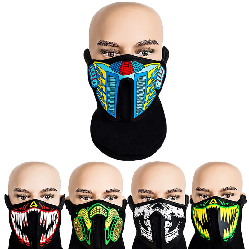 LED Masks Voice Control Terror Masks Cold Light Windproof Party Helmet Halloween Easter Rave Mask Luminescence Costume Masks
LED Masks Voice Control Terror Masks Cold Light Windproof Party Helmet Halloween Easter Rave Mask Luminescence Costume Masks