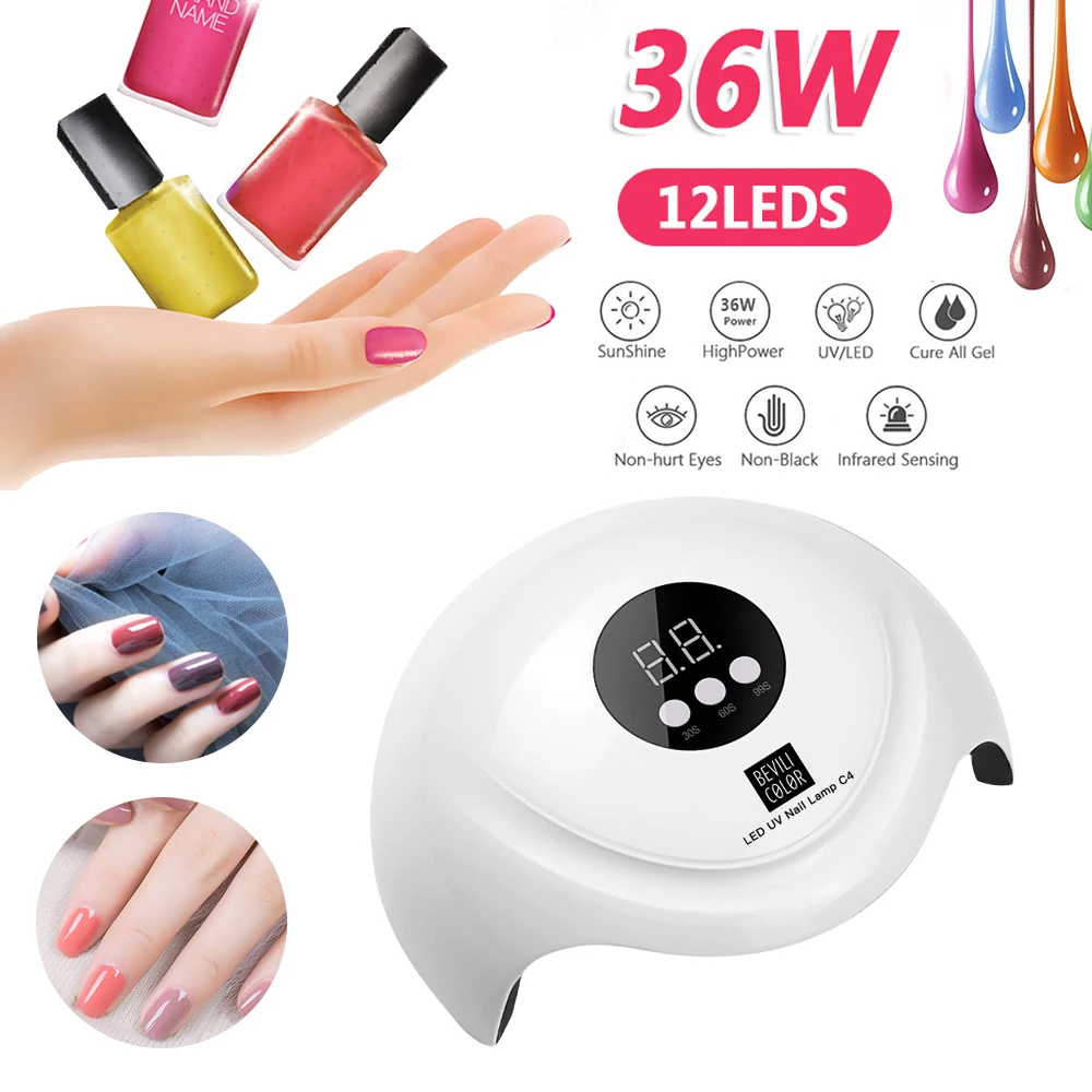 New 36W UV LED UV LED Lamp with Third Gear Timing USB White Nail Dryer For Manicure Gel Nail Lamp Drying Lamp For Gel Varnish
New 36W UV LED UV LED Lamp with Third Gear Timing USB White Nail Dryer For Manicure Gel Nail Lamp Drying Lamp For Gel Varnish