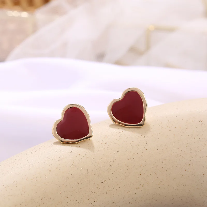 2020 Elegant Red Love Heart Stud Earring for Women/Girl/Child Clip On Earring No Piercing Simple Jewelry Christmas Party
2020 Elegant Red Love Heart Stud Earring for Women/Girl/Child Clip On Earring No Piercing Simple Jewelry Christmas Party