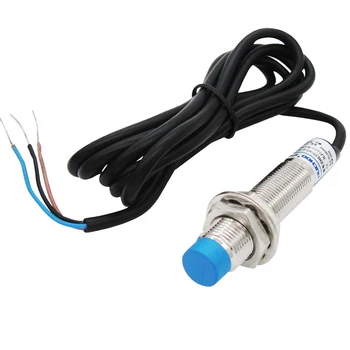 

M12 Approach Sensor Inductive Proximity Switch PNP NC DC 6-36V, 4mm Detecting Distance LJ12A3-4-Z/AY