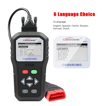 KONNWEI KW818 Enhanced OBDII ODB2 EOBD Car Diagnostic Scanner 12V Battery Tester Check Engine Engine Automotive Code Reader Tool 
KONNWEI KW818 Enhanced OBDII ODB2 EOBD Car Diagnostic Scanner 12V Battery Tester Check Engine Engine Automotive Code Reader Tool