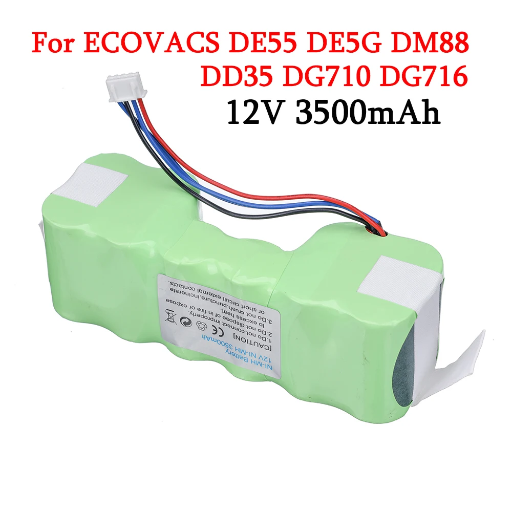Перезаряжаемые Сменные Аккумуляторы для пылесосов ECOVACS DE55 DE5G DM88 DD35 DG710 DG716, 2 шт., 12 В, 3500 мАч
Перезаряжаемые Сменные Аккумуляторы для пылесосов ECOVACS DE55 DE5G DM88 DD35 DG710 DG716, 2 шт., 12 В, 3500 мАч