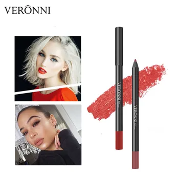 VERONNI 13 Colors Long-lasting Lip Liner Matte Lip Pencil Lipstick Waterproof Moisturizing Matte Lipsticks Makeup Beauty 
VERONNI 13 Colors Long-lasting Lip Liner Matte Lip Pencil Lipstick Waterproof Moisturizing Matte Lipsticks Makeup Beauty
