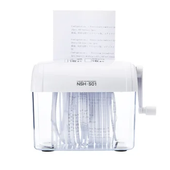 Mini White Shredder Crusher Destroyer Paper Documents Cutting Machine-nsh-s01-g Confidential Shredder Office Home Manual Private
Mini White Shredder Crusher Destroyer Paper Documents Cutting Machine-nsh-s01-g Confidential Shredder Office Home Manual Private