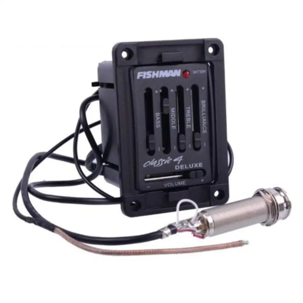 Guitar Pickups For Fishman Classic 4 Deluxe Acoustic Guitar Preamp Pickups Sound Hole Volume Controller
Guitar Pickups For Fishman Classic 4 Deluxe Acoustic Guitar Preamp Pickups Sound Hole Volume Controller