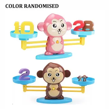 Monkey Digital Balance Scale Toy Early Learning Balance Children Enlightenment Digital Addition Subtraction Math Scales
Monkey Digital Balance Scale Toy Early Learning Balance Children Enlightenment Digital Addition Subtraction Math Scales