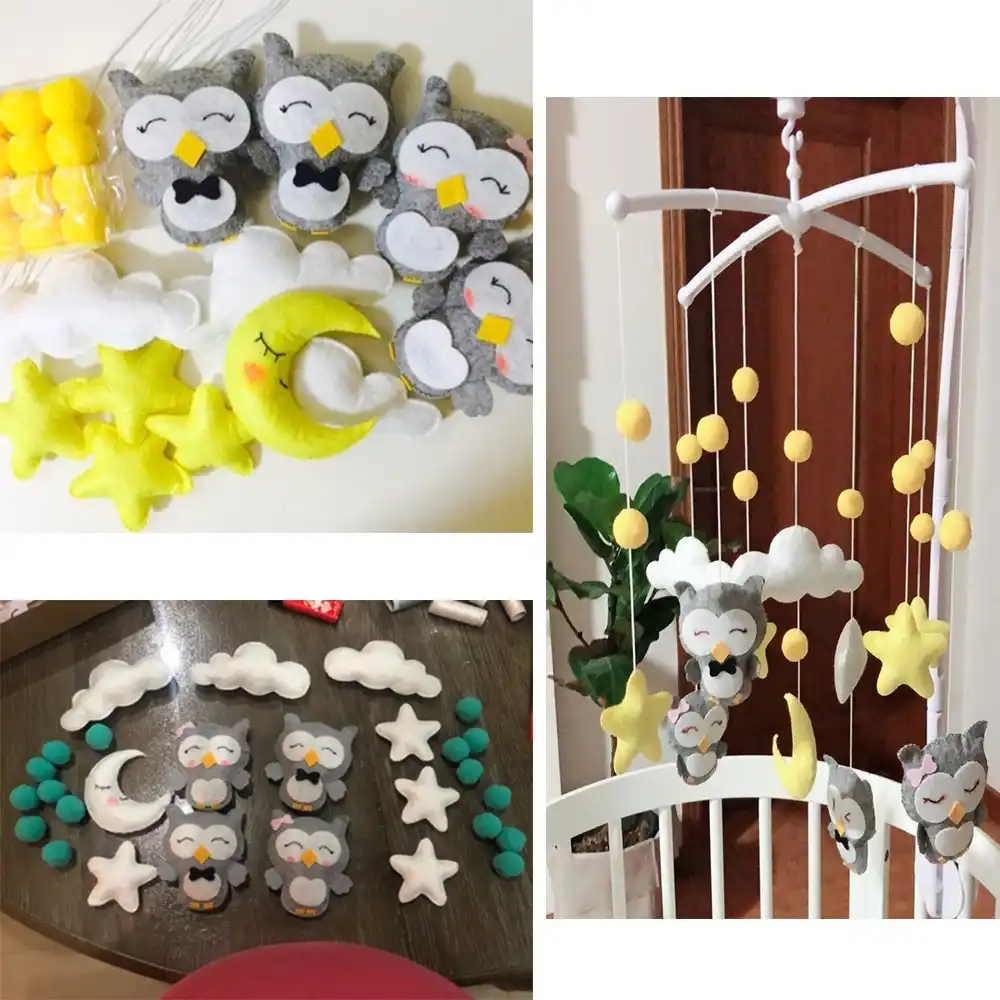 妊婦ママ手作りベビーガラガラセットdiyベッドの鐘材料パッケージのおもちゃ新生児ベビーベッドのベッドの鐘のおもちゃ Gooum