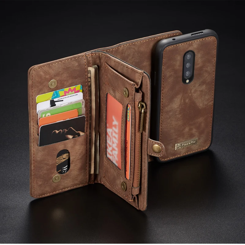 CaseMe Phone Case For OnePlus 7 Pro Multifunction Stand Luxury Leather Soft TPU Magnetic Flip Wallet Slot Separable Cover Case
CaseMe Phone Case For OnePlus 7 Pro Multifunction Stand Luxury Leather Soft TPU Magnetic Flip Wallet Slot Separable Cover Case