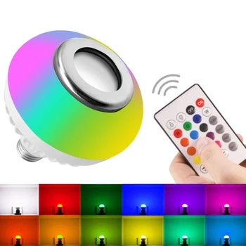 Music Led Bulb Bluetooth Speaker Light Party Lamp 12W RGB Remote Control Colorful Smart LDimmable Color Changing Light
Music Led Bulb Bluetooth Speaker Light Party Lamp 12W RGB Remote Control Colorful Smart LDimmable Color Changing Light
