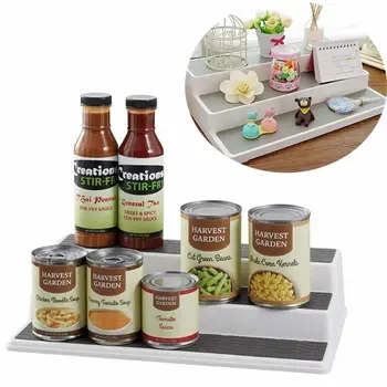 3 Tier Spice Rack Cupboard Storage Holder Stepped Shelf Kitchen Bathroom Tool
3 Tier Spice Rack Cupboard Storage Holder Stepped Shelf Kitchen Bathroom Tool