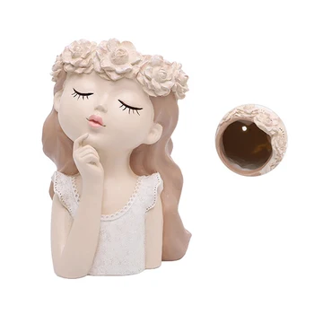 Wholesale Plant Pot Cute Girl Flower Planter Home Garden Mini Bonsai Cactus Fairy Flower Pot-Butterfly 
Wholesale Plant Pot Cute Girl Flower Planter Home Garden Mini Bonsai Cactus Fairy Flower Pot-Butterfly