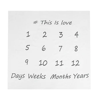 OUTAD 100*100cm newborn photography props baby blanket Letters numbers baby swaddle blanket newborn prop for photography Hot 
OUTAD 100*100cm newborn photography props baby blanket Letters numbers baby swaddle blanket newborn prop for photography Hot