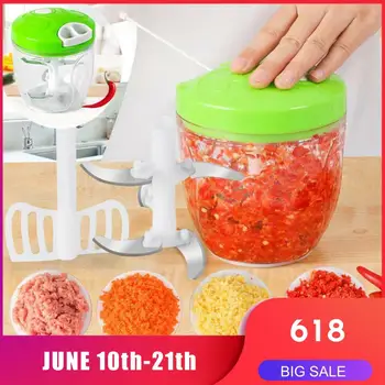 Multifunction Garlic Chopper High Speedy Chopper Vegetable Cutter Fruit Twist Shredder Manual Meat Grinder Garlic Crusher
Multifunction Garlic Chopper High Speedy Chopper Vegetable Cutter Fruit Twist Shredder Manual Meat Grinder Garlic Crusher